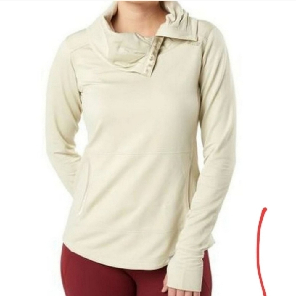 5.11 Tactical Aphrodite Cream Cowl Neck Pullover